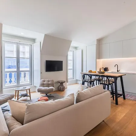 アパート Luxury Penthouse In Alecrim リスボン